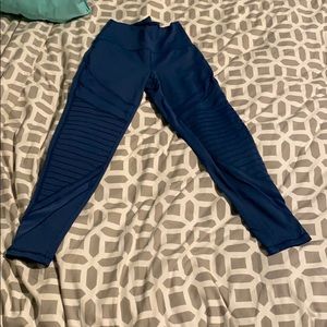 Blue aerie leggings! Size small